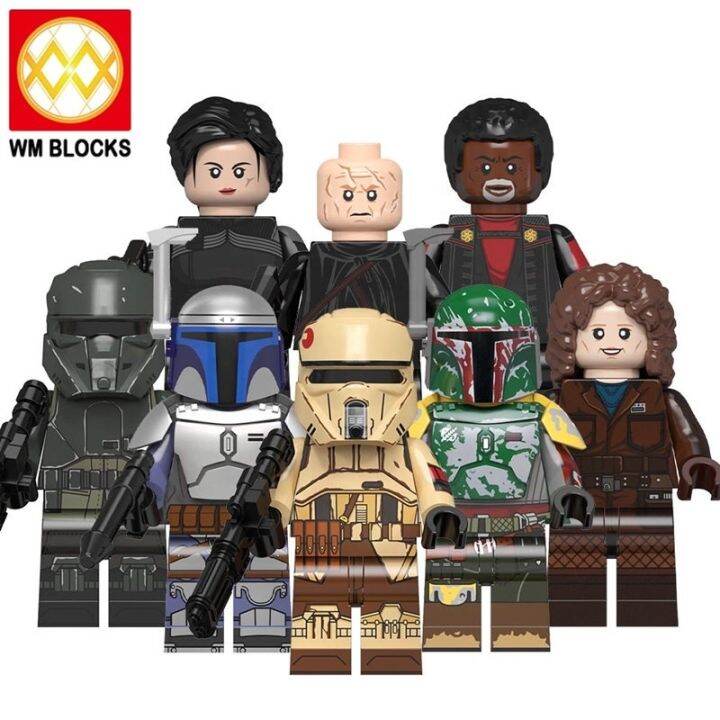 【Ready Stock】 Star Wars Building Blocks Jango Fett Troopers Boba Fett