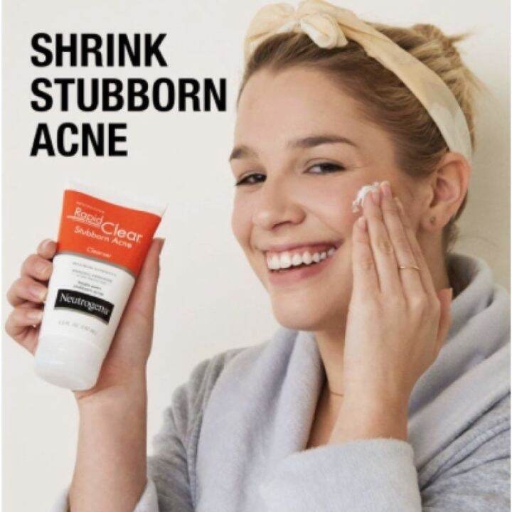 NEUTROGENA Rapid Clear Stubborn Acne Cleanser Spot Gel 10 2.5 Benzoyl