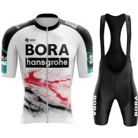 ร้อนผู้ชายกางเกงขี่จักรยานกับเจล UCI BORA ชุดกีฬาจักรยานเสื้อผ้าย์2023ฤดูร้อนผู้ชาย Pro ทีมกีฬาเสื้อผ้าเอี๊ยมจักรยาน