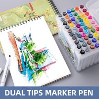 [COD] Oily double-headed marker pen design office painting graffiti 12 colors 36 set factory direct