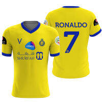 2023 เสื้อยืด / เสื้อ AL NASSR 2022 2023 หน้าแรก AWAY (คริสเตียโนโรนัลโด) ฟรี NAMSET พิมพ์เต็ม