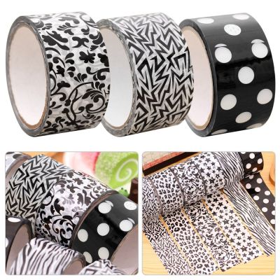 1 Roll Adhesive Decor Tape DIY Scrapbook Painting Core Masking Tape Gift Packing Tape Carton Sealing Bundling Strong Tape Adhesives  Tape