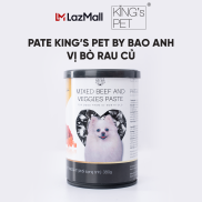 Pate lon Bò rau củ King s Pet by Bao Anh 380g dành cho chó