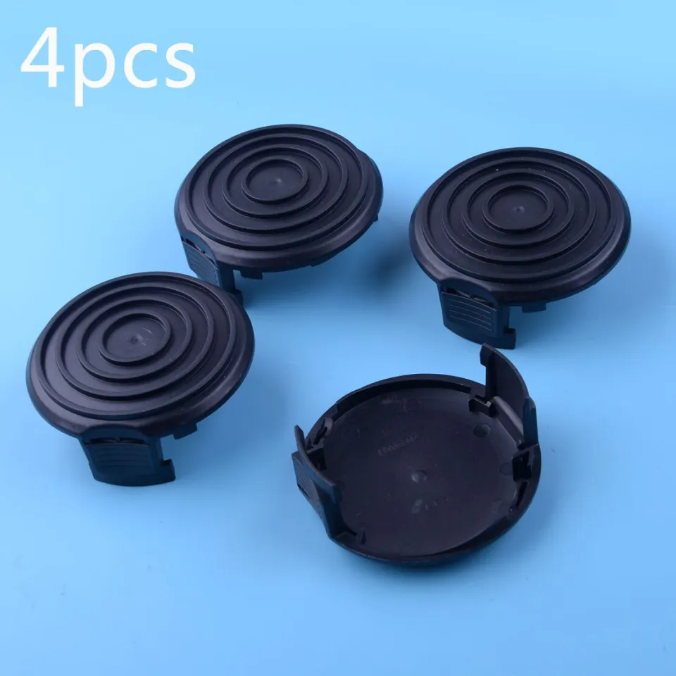 LETAOSK 4PCS Black ABS Grass Trimmer Spool Cover Cap Fit for WORX