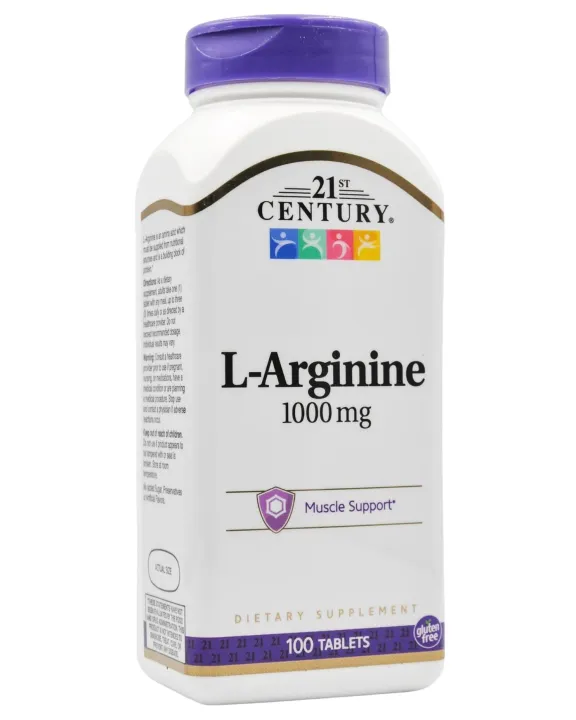 21st Century L-Arginine 1000mg (100 tablets) | Lazada PH