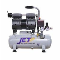 JET  ปั๊มลมไร้น้ำมัน รุ่น JOS-09 ขนาด 9 ลิตร 3/4HP Oil free  ปั๊มลม ปั้มลมเสียงเงียบ