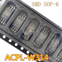 10Pcs สีดำ Optocoupler W314 ACPL-W314 SOP-6 Patch ใหม่ Original