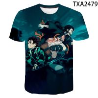 2023 newcartoon อะนิเมะ Inuyasha เสื้อยืดผู้ชายผู้หญิงเสื้อผ้าแฟชั่น TEE 3D พิมพ์ฤดูร้อนแขนสั้นท็อปส์