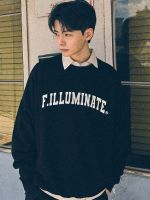 [FLMNT] Over-fit Arch Logo Sweatshirt - Black