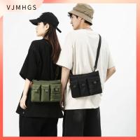 VJMHGS มัลติฟังก์ชั่ กระเป๋า Crossbody ไนลอนทำจากไนลอน ลำลองแบบสบายๆ กระเป๋าแบบสะพายไหล่ ของใหม่ กระเป๋าหลายช่อง กระเป๋าใส่เครื่องมือ สำหรับผู้ชาย