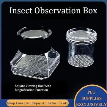 Bug Viewer Outdoor Insect Box Magnifier Observer Kit Insect