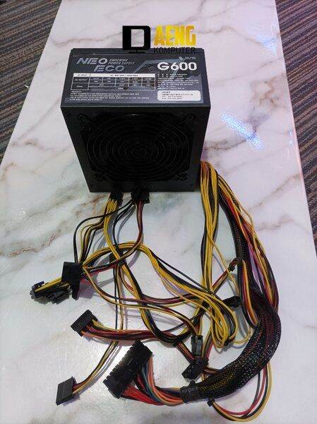 Power Supply Psu Power Suplay Pc Merk NEO ECO G600 300 Watt kabel