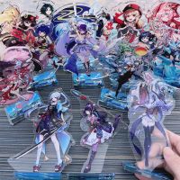 Genshin Impact Figure Kazuha Action Vision Lnazuma Acrylic Stand Model Toy Desk Decoration Standing Sign Fans Sangonomiya Kokomi