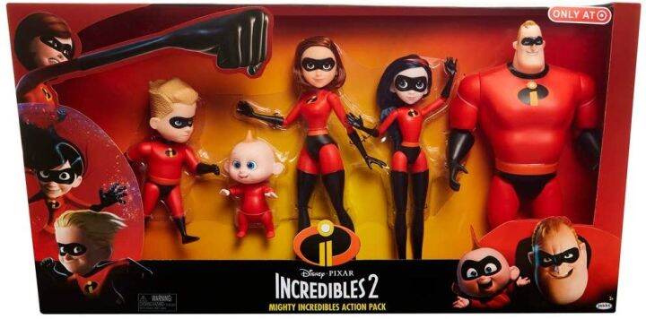 Jakks Pacific Disney Incredibles 2 Mighty Action Figure Set - 13