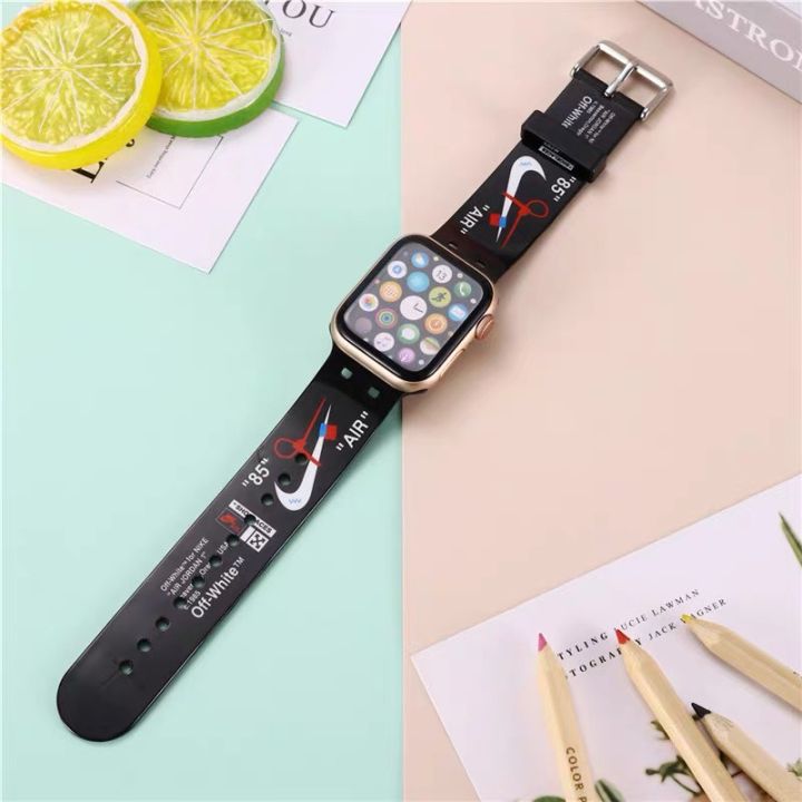 Dây Đeo Apple Watch Sport Band Hoạt Hình Dành Cho Series 6 5 4 3 2 1 Se  Full Size 38/40/42/44Mm Topphukien | Lazada.Vn