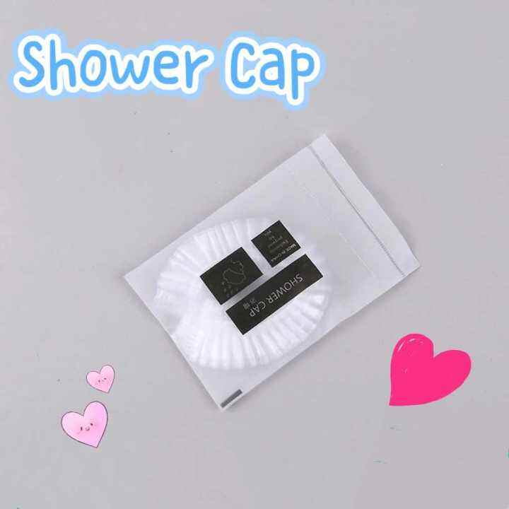 Hotel Shower Cap Disposable Travel Shower Caps AirBnb Motel Homestay
