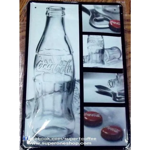 ป้ายสังกะสี-cocacola-โค้ก-ป้ายโค้ก-มีหลายแบบ-20x30cm