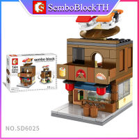 Sembo Block SD6025 เลโก้ร้านค้า ร้านอาหาร จำนวน 182 ชิ้น