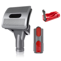 Groom Tool Dog Pet Brush Vacuum Attachment For Dyson V10 V11 V12 V15 V8 V7 With Quick Release Converter Adapter