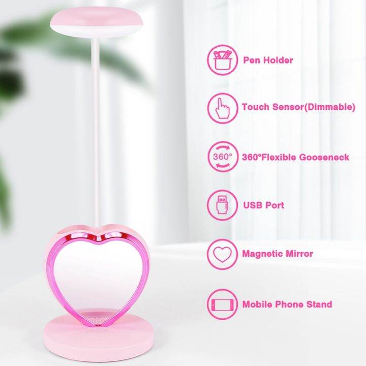 led-desk-lamp-for-girls-rechargeable-led-desk-lamp-with-usb-charging-port-amp-pen-holder-eye-caring-dimmable