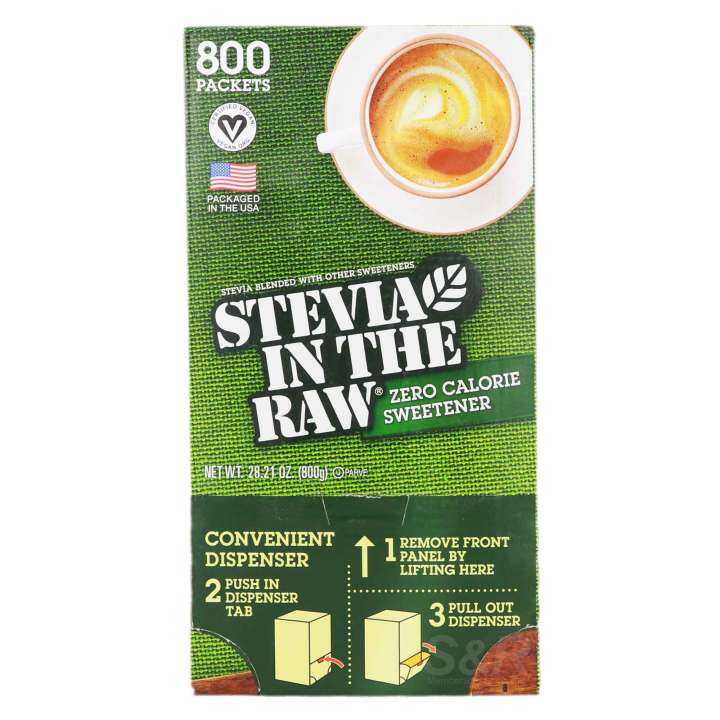 Stevia In The Raw Zero Calorie Sweetener 800 packets Lazada PH