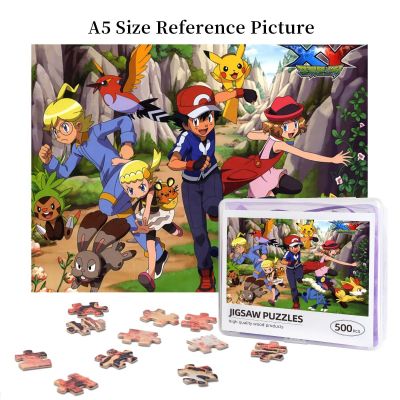Pokemon (2) Wooden Jigsaw Puzzle 500 Pieces Educational Toy Painting Art Decor Decompression toys 500pcs
