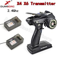 DUMBORC X6 X4 2.4กรัม Trasmettitore TX X6F X6FG Ricevitore Giroscopio RX ต่อ RC รถยนต์เรือ