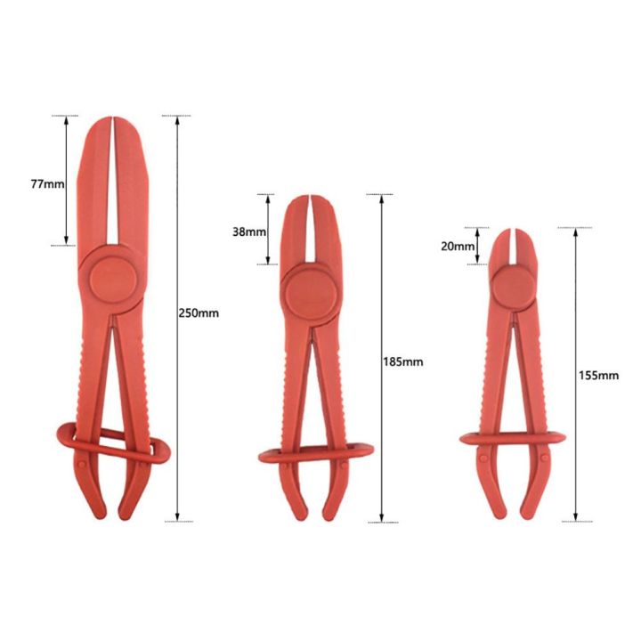 เครื่องตัดเชื้อเพลิงหม้อน้ำพลาสติกที่หนีบยืดหยุ่นคีมจับท่อเครื่องมือคีมหนีบที่ผิดกฎหมายทนทาน-misanthrope71il7