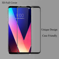 (ร้อน) 3D กระจกแบบเต็มสำหรับ LG V30 Plus V30ตัวป้องกันหน้าจอกระจกนิรภัยสำหรับ LG V30plus