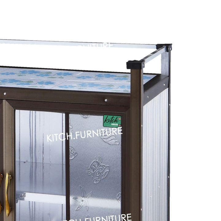 ตู้วางเตาแก็ส-ปูกระเบื้องด้านบน-ขนาด-80-ซม-ตู้กับข้าว-ตู้กระเบื้อง-ตู้กับข้าวจิ๋ว-ตู้ครัวอลูมิเนียม-รุ่น-kitch-g8001