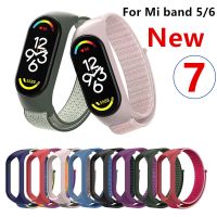 【LZ】 New Nylon Strap for Xiaomi Mi Band 7 6 5 Wrist Bracelet xiomi Adjustable MIband7 for Mi Band 7 Strap Woman men Wristbands