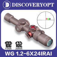 DISCOVERY WG 1.2-6X24IRAI【ของแท้ใหม่เอี่ยม,2023รุ่นใหม่，มีสต็อกสินค้าในท้องถิ่นจำนวนมากในไทยและจะจัดส่งให้ทันที，ฟรี ขายึด 11 มม. และ 20 มม.】