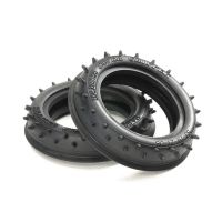 [ชุดแต่งรถบังคับ] TAMIYA 54896 OP.1896 2WD Front Rib-Spike Tires (60/14) ชุดแต่งทามิย่าแท้ rc