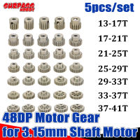 SURPASS HOBBY 5PCS 48DP Pinion 3.175mm Shaft Motor Gear สำหรับ 1/10 1/12 1/14 RC รถบรรทุกรถ Buggy Off Road Crawler Wltoys 540 550-lihelong3