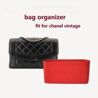 【นุ่มและเบา】ที่จัดระเบียบกระเป๋า กระเป๋าจัดระเบียบ cha nel vintage diana bag organizer insert organiser หลายช่อง ช่องเก็บของ บุด้านใน กระเป๋าสักหลาด