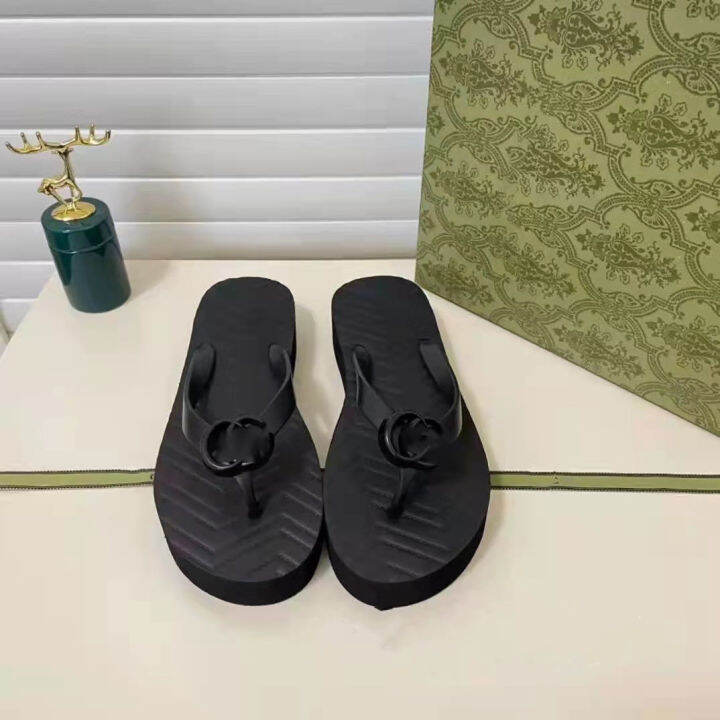 พร้อมส่ง-2022-spring-and-summer-new-flip-flops-double-g-clip-on-beach-mens-and-womens-cool-couple-slippers-holiday-must-have9201