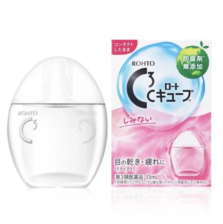 Rohto C3 Aqua Contact Lens Eye Drops 13ml (Pink) Lazada PH