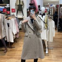 Uniqlo New autumn and winter mid-length loose windbreaker womens tweed coat Y432124 produced by Sanlitun