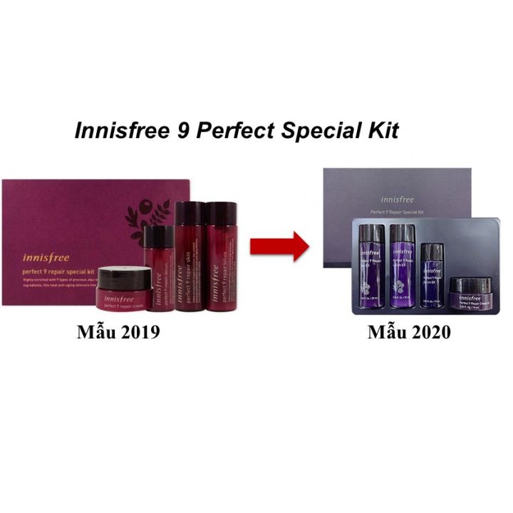 innisfree-perfect-9-repair-special-kit-เซ็ตบำรุงผิวจาก-อินนิสฟรี-หนทางในการจัดการกับ-9-สัญญาณริ้วรอยระหว่างวัย-แก้ไขปัญหาความแห้งกร้าน-สินค้าพร้อมส่ง