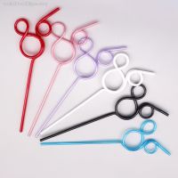 【CW】☾  2/5/10pcs Multicolor Drinking Straws Birthday Decoration Tableware Reusable Kids Boys