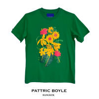 PATTRICBOYLE / HWN / SUMMER PRINT T-SHIRT เสื้อยืด พิมพ์ลาย / HWN02103GR 02