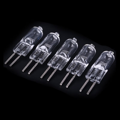 5PCS Halogen G5.3 24V Lamp 35W 50W Halogen Light Warm Bulb Base Clear Halogen Inserted Crystal Lamp