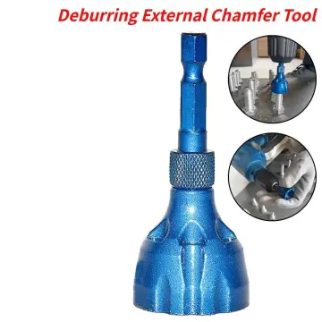 20mm Deburring External Chamfer Tool Drill Bit Remove Burr Nut Repair  Attachment