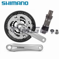 Shimano Alivio FC-T4010 Triple Octalink Crankset MTB จักรยานเสือภูเขา9สปีด48-36-26T 170มม. สีเงิน