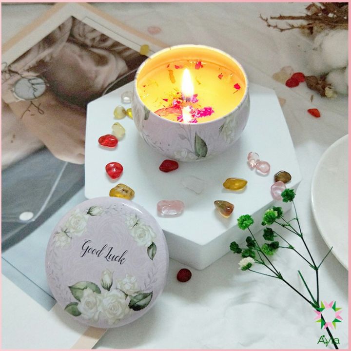 ayla-เทียนหอม-อโรมาเทอราพี-ตลับเทียนบาล์ม-กลิ่นหอม-ผ่อนคลาย-scented-candle