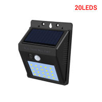 100140222 LED Outdoor Solar Light Wall Mounted Lamp Waterproof Wireless Motion Sensor Lights for Patio Garden Front Door