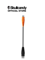 [SKULLCANDY] สายชาร์จมือถือและอุปกรณ์เสริม ROUND 4FT 12W USB-A TO USB-C สี TRUE BLACK/ORANGE