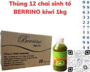 Thùng 12 chai sinh tố BERRINO kiwi 1kg Combo 3 chai sinh tố BERRINO kiwi
