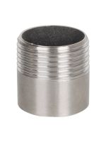 1/4 3/8 1/2 3/4 1 To 2 BSPT Male x Butt Weld Nipple 304 Stainless Steel Pipe Fitting Water Gas Oil