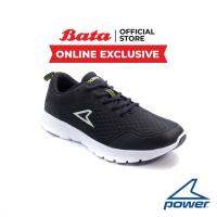 Bata (Online Exclusive) บาจา ยี่ห้อ Power รองเท้ากีฬา รองเท้าวิ่ง รองเท้าผ้าใบ ผ้าใบผูกเชือก สำหรับผู้ชาย รุ่น Wave Vital สีดำ 8286765 บริการเก็บเงินปลายทาง สำหรับคุณ